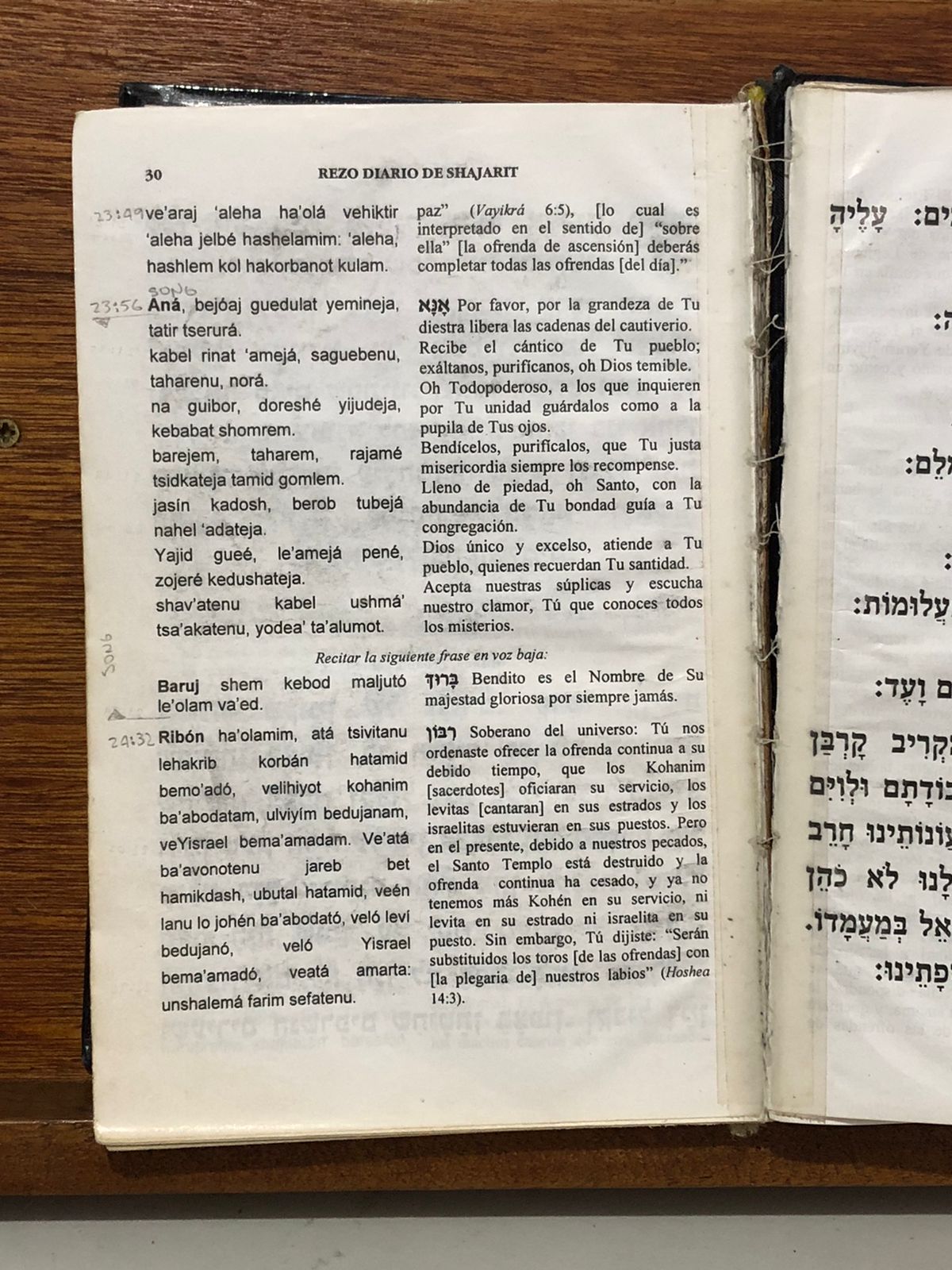 Sidur Bircat Shlomo – Oraciones Diarias con Traducción al Español y fonética