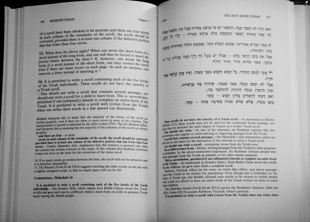 Mishneh Torah: Sefer Hilchot Tefillin Umezuzah V'Sefer Torah Hilchot Tzittzit – Maimónides (Rambam)