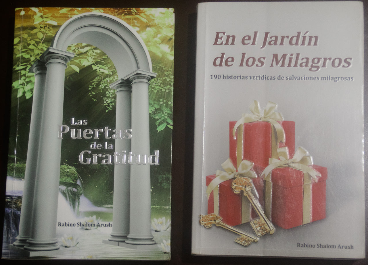 Set de 8 Libros de Rabí Shalom Arush – Emuná y Crecimiento Espiritual