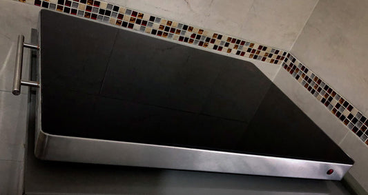 Plata Calentadora Profesional Blutago – Superficie de Vidrio Templado XL