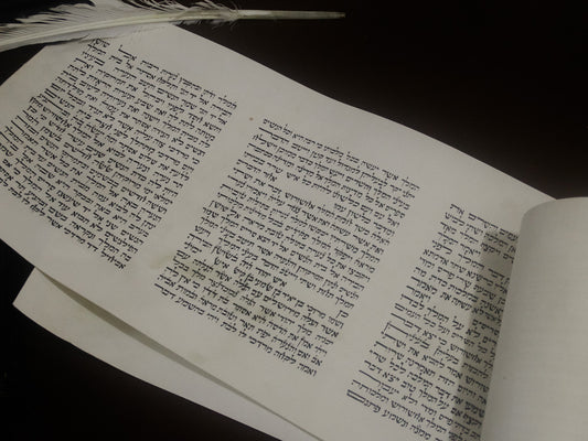Meguilat Ester Kosher – Manuscrito en Pergamino (Klaf) para Purim