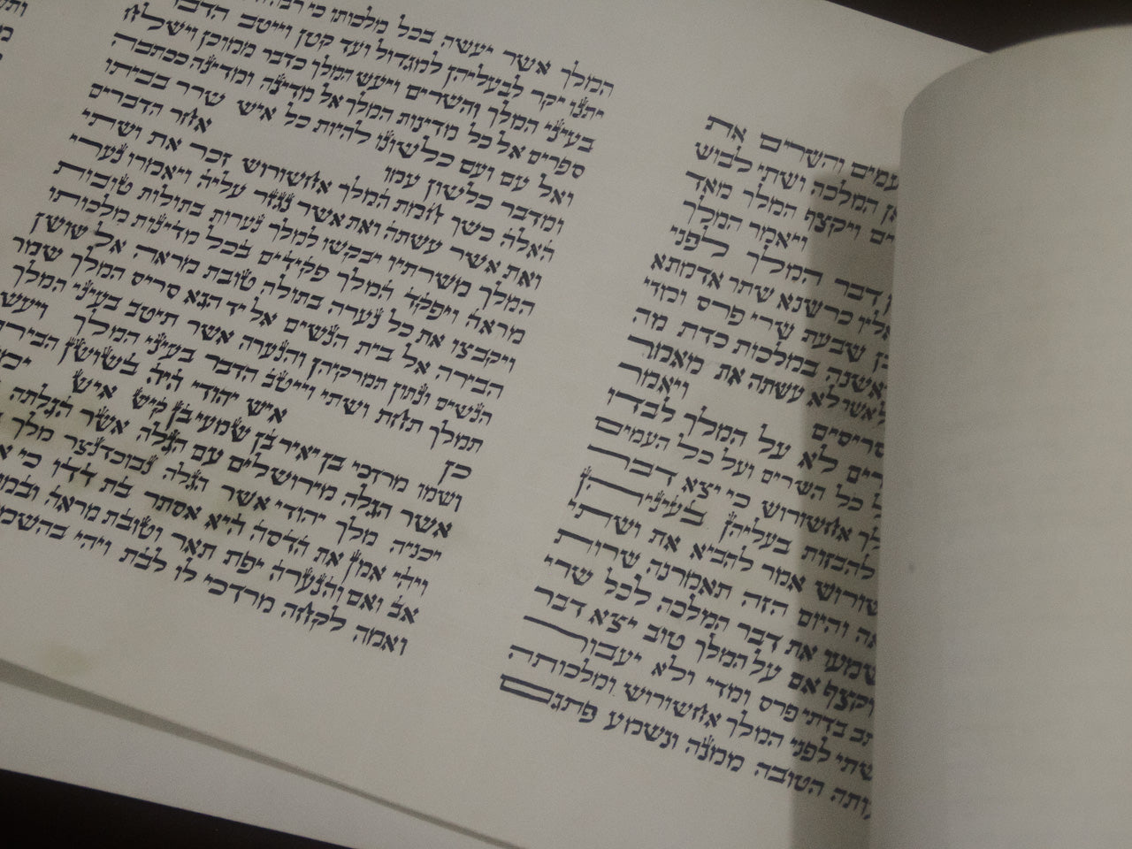 Meguilat Ester Kosher – Manuscrito en Pergamino (Klaf) para Purim